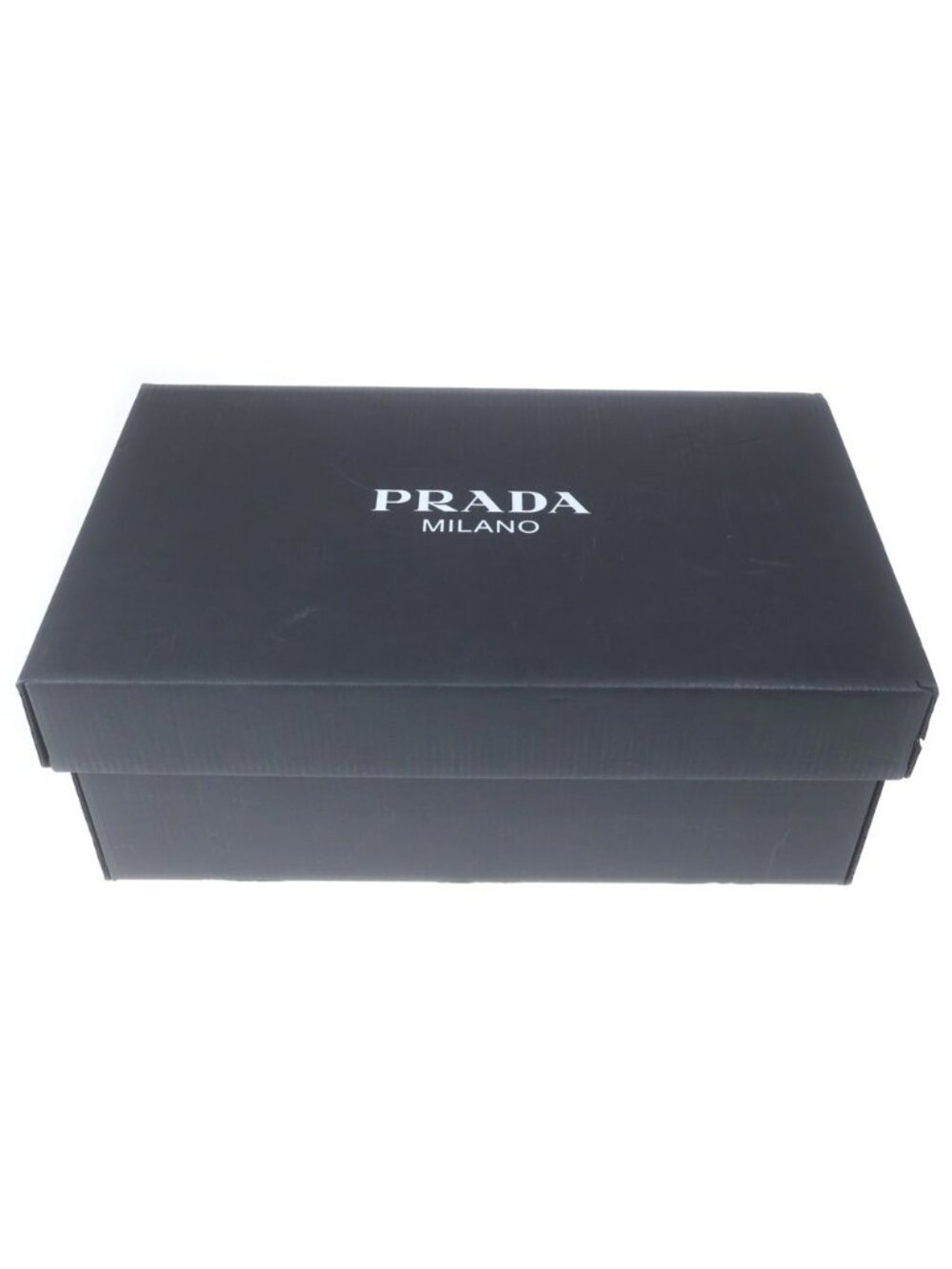 Prada Triangle Logo Leather Low Cut Sneakers White - Picture 6 of 6
